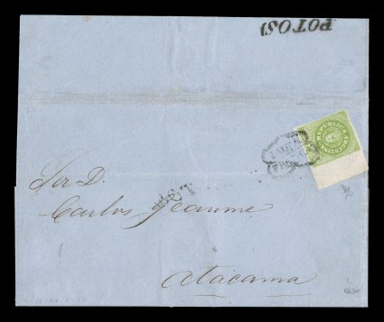 Americas inbound mail to Bolivia balance of collection, plus a few later from other miscellaneous countries around the world, interesting selection of 27 covers including ten
attractive covers from Argentina to Bolivia, starts with an 1801 pre-st
