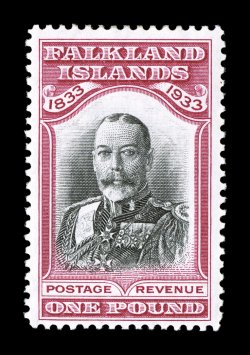 S.G. 127-38, 1933 12p to £1 Centenary cplt., bright colors throughout, o.g., lightly hinged, fine-very fine a lovely example of perhaps the most popular commemorative set of
the British Empire (Scott 65-76 $3,554.00).