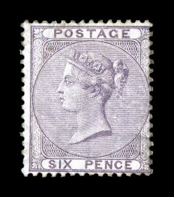 S.G. 70, 1855 6p Pale lilac, bright color on fresh paper, slightly redistributed o.g., fine 2008 BPA certificate (Scott 27 $925.00).