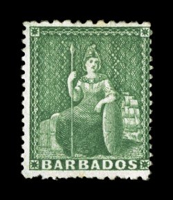 S.G. 56, 1872 (12p) Green, compound perforations, unused, deep rich color, fine 2008 BPA certificate (Scott 36 $375.00).