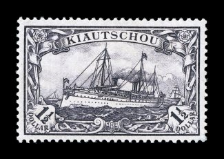 31, 1905 $1 12 Black violet, excellent centering, lovely rich color on fresh white paper, o.g., trivial h.r., very fine and handsome (Michel 26 Ç1,400).