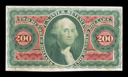 R102 Model, $200.00 Green and Red, left and top frame from frame only plate essay on India, on original card, with bicolor plate proof cutout on India for the rest of the design
affixed, with two distinct shades of color and paper, with a distin