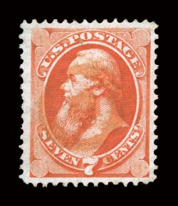 149, 7c Vermilion, used, exceptionally well centered and margined, strong bright color, light red cancel, extremely fine 2007 PF certificate.