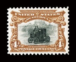 296, 4c Pan-American, well centered and margined, strong rich colors, o.g., n.h., extremely fine 2008 PSE certificate (VF-XF 85 SMQ $290.00)