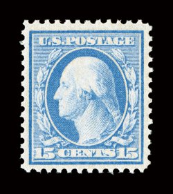 366, 15c Pale ultramarine on bluish paper, wonderfully bright and fresh, well centered within large margins, o.g. with just the barest trace of hinging (if any), very fine
1982 PF certificate.