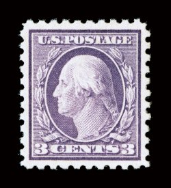 464, 3c Violet, uncommonly well centered and margined, bright color, o.g., n.h., extremely fine 2008 PSE certificate (XF 90 SMQ $550.00).