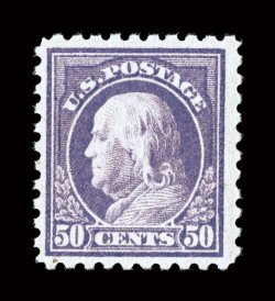 477, 50c Light violet, deep rich color, attractively centered, o.g., lightly hinged, nearly very fine 2008 PSE certificate.