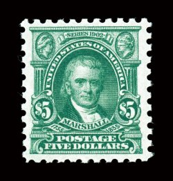 480, $5.00 Light green, deep rich color, well centered, o.g., n.h., choice very fine 2004 PF certificate and 2008 PSE certificate (VF-XF 85 SMQ $640.00).