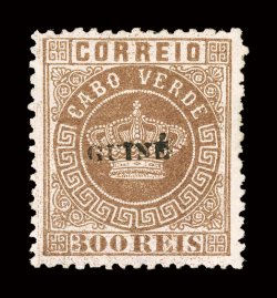 7, 1881 300r Brown, without gum as issued, strong rich color, nicely centered, very fine for this scarce stamp 1988 Rendon certificate the Scott catalog value is for a stamp
with small faults.