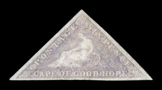 S.G. 7, 1858 6p Pale rose lilac on white paper, choice mint example, large balanced margins all around, fresh color, o.g., h.r., couple of light pencil notations on reverse,
extremely fine: ex-Indhusophon. (Scott 5 $925.00).