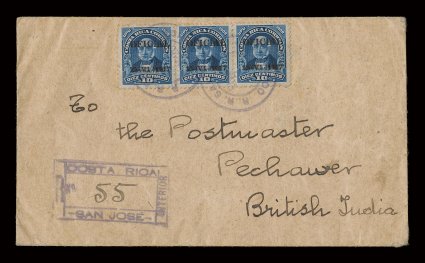 Official cover lot of over 50 covers and a couple fronts, from the 1880s to the 1970s, with most being pre-1940, majority with official stamps tied, a few stampless or official
mail with regular issues, includes five 19th century with imprinted c