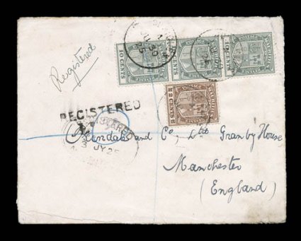 A most extraordinary collection of Mauritius used in Rodrigues (a remote island about 365 miles north of Mauritius), containing several hundred used items - either stamps or
covers - all with Rodrigues cancellations, beginning with the very scarc