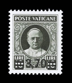 35-40, 1934 40c-3.70L Provisional surcharges cplt., attractive fresh set of this key issue of the country, bright colors on white paper, overall well centered, o.g., never
hinged, fine-very fine or better signed S. Vignati for Raybaudi and acco