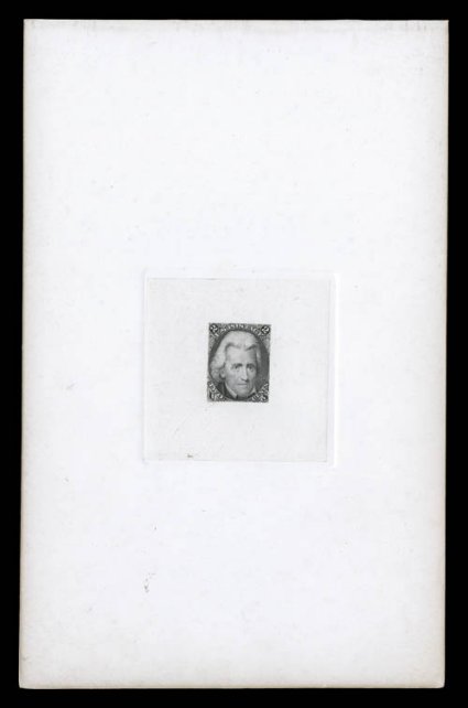 63P1-77P1, 1c-90c 1861 Issue, Hybrid large die proofs, complete set of nine values, each mounted on India and die sunk on card measuring 137x216mm, all with three gilted edges,
a few small faults including some staining on the 90c, otherwise ver