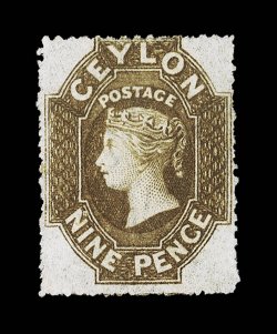 9d. olive-sepia, unused without gum, good color, fine. Sc. 31 S.G. 33b, £600.