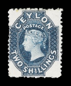 2- steel-blue, unused with large part original gum, a few shortish perfs at foot, otherwise fine. R.P.S. Certificate (58b S.G. 72, £250.