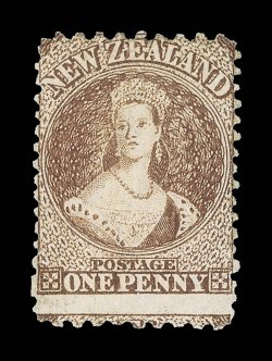 1d. brown, unused with part original gum, fresh color and attractive. R.P.S. Certificate (2006). Sc. 42 S.G. 128, £275.