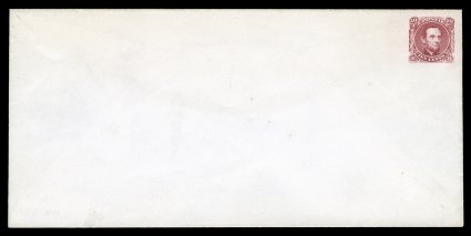 Undersander E39A-b, 10c Lincoln, unadopted design, envelope essay in carmine on white laid paper, 194x93mm, quite fresh, very fine this, and the following three lots of
additional envelope essays, are all quite rare each being especially desir