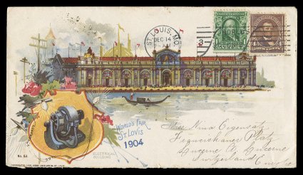 254, 269, 280 4c Bureau issues of 1894, 1895 and 1898, wonderful postal history exhibit collection, consisting of 47 mounted and well annotated covers, plus 10 more unmounted,
all have in common that few (if any) are common usages, all selecte