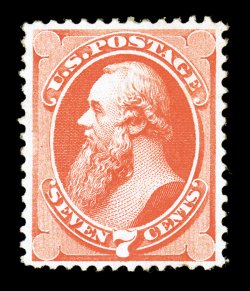 149, 7c Vermilion, deep rich and vibrant color, quite well centered, full o.g., very fine a particularly fresh and handsome example 1998 PSE certificate.