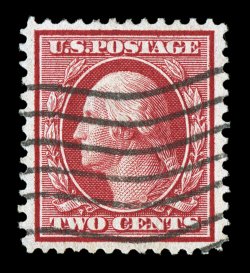 357-58, 1c Green and 2c Carmine on bluish paper, select singles of each, both unusually well centered within large margins, strong colors, extremely fine both accompanied by
1989 PF certificates ex-Saadi.