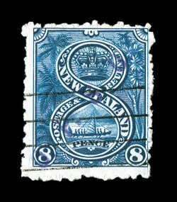 O14, 1902 8p Blue, with O.P.S.O overprint in violet, rich color on fresh paper, fine one of the rarest of all the O.P.S.O. overprints 1992 RPS certificate (S.G. O18
£900).