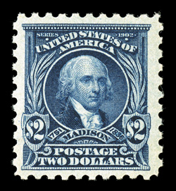 479, $2.00 Dark blue, well centered within large margins, bright and fresh, o.g., never hinged, extremely fine 2007 PF certificate.