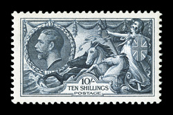 S.G. 452, 1934 10- Indigo, exceedingly fresh mint single, with deep rich color, excellent centering, o.g., never hinged, extremely fine (Scott 224 $650.00).