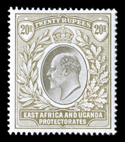 S.G. 15, 1903 20R Grey and stone, exceptionally fresh, with rich colors, uncommonly well centered, o.g., lightly hinged, extremely fine (Scott 15 $675.00).