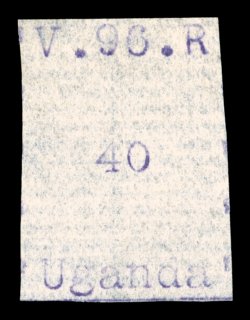 S.G. 50, 1896 40(c) Violet, without gum as issued, frame lines on three sides, barest trace of a crease, very fine (Scott 50 $625.00).