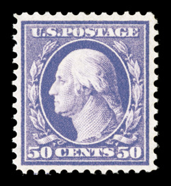 341, 50c Violet, brilliantly fresh, nicely centered, o.g., n.h., very fine 2007 PSE certificate.