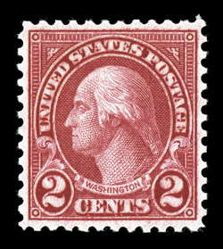 595, 2c Carmine coil waste, well centered and margined, deep color, o.g., n.h., small natural gum inclusion, extremely fine clear 2006 PSE certificate (VF-XF 85 SMQ
$670.00).