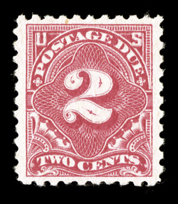 J60, 2c Rose, very well centered within wide margins, bright color, o.g., n.h., extremely fine 1999 PF certificate and a 2007 PF certificate (XF 90).