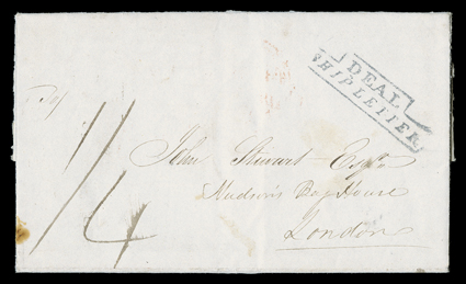 [1837 Rendezvous, John McLeod] Rare content autograph letter signed by John M. McLeod, written from Fort Vancouver (near present-day Vancouver, Washington), March 4, 1838, to
chief factor John Stuart at the Hudsons Bay House in London. With DEA