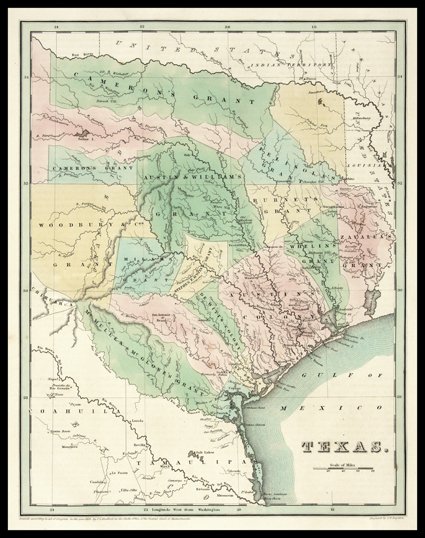 An Illustrated Atlas, Geographical, Statistical, and Historical of the United States..., Thomas G. Bradford. Boston, (1838). Folio, original half leather with leather title
label, banded and gilt spine. With hand-colored engraved title bearin