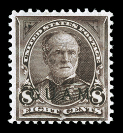 7 var., 8c Violet brown, with Special Printing overprint, strong rich color, o.g., lightly hinged, fine only 100 printed Special Surcharge handstamp and accompanied by a 1978
PF certificate.