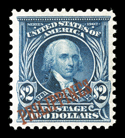 238, $2.00 Dark blue, attractively centered within large margins, wonderfully bright and fresh, o.g., relatively lightly hinged, very fine 1985 PF
certificate.