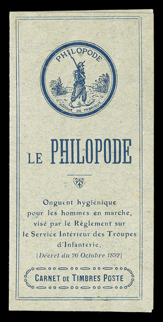 Yvert 199-CP 1, 235-CP 1, 1926 50c Vermilion and 1927 25c Yellow brown, booklet panes of four, in Le Philopde booklets, o.g., n.h., very fine.