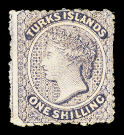 6, 1873 1- Violet, a highly desirable mint example of this rare stamp, being one of the very few sound original gum example extant, strong color for this, full o.g., fine 1977
PF and 2008 BPA certificates ex-Sovereign (S.G. 6 £5,0