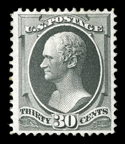 154, 30c Black, scarce unused single, crisp impression, well centered, regummed, very fine 2006 PF certificate.