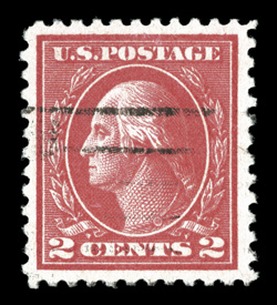 500, 2c Deep rose, Ty. Ia, attractive used example, uncharacteristically well centered and margined, vibrant color on bright paper, very light machine cancel, extremely fine
2003 PSE certificate (VF-XF 85 SMQ $270.00).