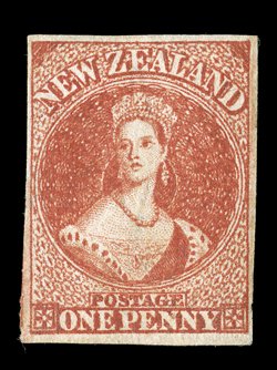 1d. carmine-vermilion, unused with part original gum, good to large margins and a most attractive example. Holcombe Opinion (1991). Sc. 11d S.G. 35, £450.