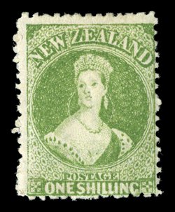 1- bright yellow-green, fresh unused with large part original gum fine. Sc. 37a group S.G. 125 group, £300.