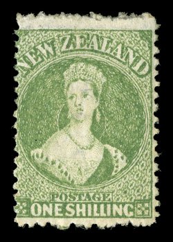 1- bright yellow-green with Row 15 re-entry, fresh unused with large part original gum attractive and unusual. Sc. 37a group S.G. 125 group.  provenance: Gerald
Ellott