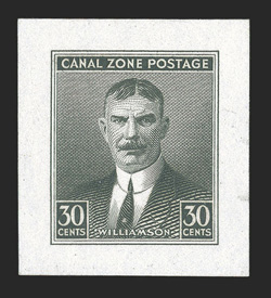 113P2, 30c Black brown, small die proof, on India, full margins, fresh and extremely fine one of only two examples recorded.