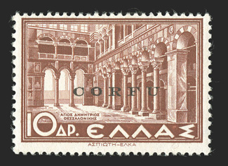 N15-16, 18-22, 24-32, 34, NRA1-3, 1941 5l100D Corfu overprints, cplt. but for the rare 10l and the 1.50D and 30D values, o.g., l.h., 10D-25D n.h., fine-very fine some
including scarce 10D signed Diena and others.