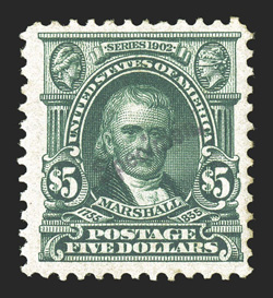 300S-313S, 1c-$5.00 1902-03 Regular issues, with Specimen type E handstamps complete, generally well centered, rich fresh colors, o.g., h.r., 1c and 6c perf. faults, 5c natural
s.e., 13c thinned spot, some with light toning on gum, generally f