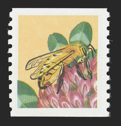 2281c, 25c Bumble Bee, lithographed black omitted, bright fresh single, o.g., n.h., very fine 1990 PF certificate.