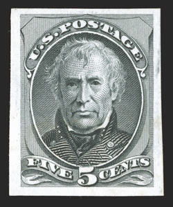 156TC-179TC, 1c-90c Continental Bank Notes, Atlanta trial color plate proofs on card, a complete set of all values in all colors (60 total), large margins and bright colors
throughout, very fine.