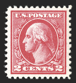 528B, 2c Carmine offset, Ty. VII, pristine mint single, brilliant color and a vivid impression on immaculate white paper, especially well centered and margined, o.g., never
hinged, extremely fine photocopy of a 2000 PF certificate for a pair, t